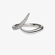 Shaun Leane Platinum Entwined 0.15ct Diamond Ring EN019.PLWHRZM