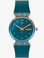 Swatch Mens Blue Away Watch SO28K700