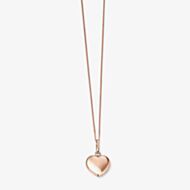 9ct Rose Gold Heart Pendant GP926 GN219