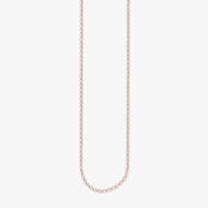 THOMAS SABO Rose Gold Plated Round Belcher Chain KE1219-415-12