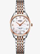 Rotary Ladies Ultra Slim Two Tone Bracelet Watch LB08012/41/D