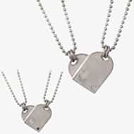 Nomination Me And You Cubic Zirconia DogTag Double Pendant 024202/018