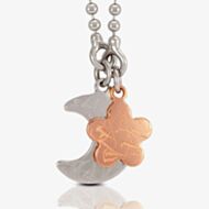 Nomination Elba Silver Moon Rose Gold Plated Flower Pendant 142520/013 
