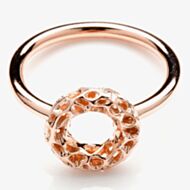 Rachel Galley Allegro Rose Gold Plated Loop Ring A300RGMD 