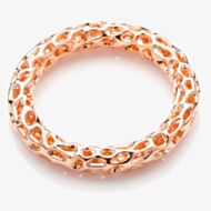 Rachel Galley Allegro Rose Gold Plated Lattice Ring A301RGSM 