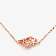 Rachel Galley Rose Gold Plated Double Love Heart Necklace H103RG 