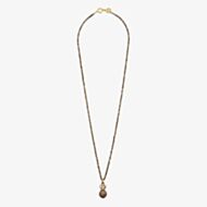 SENCE Bernadette Gold Plated Red Quartz Pendant V284