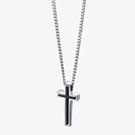 Fred Bennett Black Cross Pendant P3006