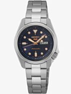 Seiko 5 Sports Compact Silver & Blue Watch SRE003K1