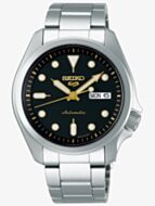 Seiko 5 Sports Black Dial Bracelet Watch SRPE57K1