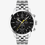 Tissot PRC 200 Stainless Steel Black Dial Chronograph Watch T114.417.11.057.00
