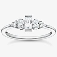 THOMAS SABO Vintage Sterling Silver Cubic Zirconia Ring TR2347-051-14