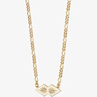 Daisy London Palms 18ct Gold Plated Mini Palm Leaf Necklace WN01_GP