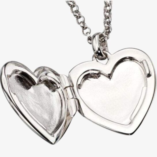 リトルサニーバイト heart locket necklace / SILVER リトル