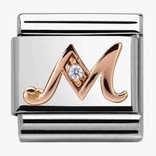 Nomination CLASSIC Rose Gold Letter M 
