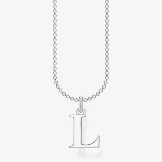 Thomas Sabo Letter L Silver Necklace KE2021-001-21-L45V