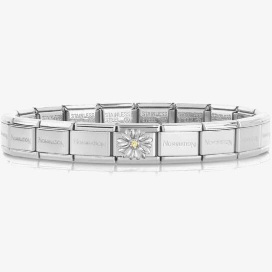 Nomination SPRING Daisy Crystal Charm 