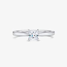 18ct White Gold 0.75ct  Diamond Solitaire Ring PP01-18W-0.75-H-SI1-VG