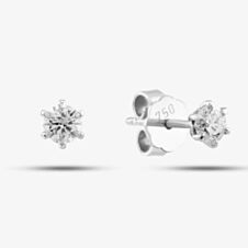 18ct White Gold 0.53ct Brilliant Cut Diamond Stud Earrings 04-80-032/24-01-643/644