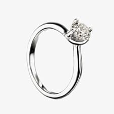 Mastercut Grace 18ct White Gold Four Claw Twist Diamond Solitaire Ring C13RG001W