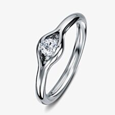 Geoghegan Revealing Platinum & Diamond 0.23ct Tension Set Solitaire Ring RLG1/P