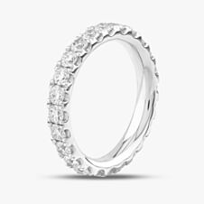 Platinum 1.65ct Brilliant Cut Diamond Full Eternity Ring R19750 PT950 M