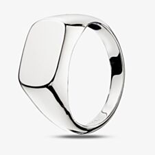 Sterling Silver Plain Oblong Signet Ring R3367