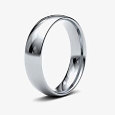 Sterling Silver 5mm Traditional Court Ring 5GLC-ARG-5.00MM V