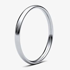 Platinum 2.0mm Light Court Wedding Ring 2LLC-PT