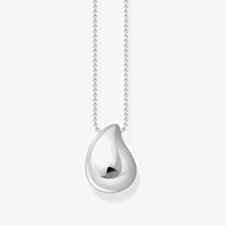 THOMAS SABO Sterling Silver Organic Drop Pendant Necklace KE2281-001-21-L50V