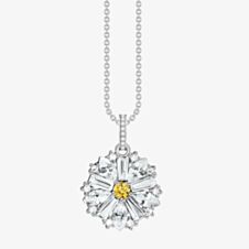 THOMAS SABO Ladies Silver Flower Pendant Necklace KE2086-051-4-L45V