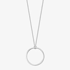 THOMAS SABO Silver Open Circle Necklet X0252-001-21