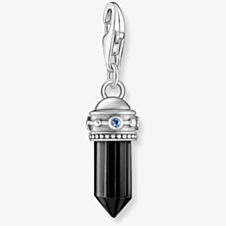 THOMAS SABO Onyx & Sapphire Hexagon Amulet Charm 2110-698-11
