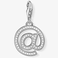 THOMAS SABO Silver Pave @ Symbol Charm 1253-051-14