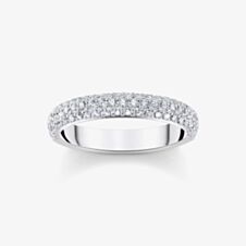 THOMAS SABO Sterling Silver Cubic Zirconia Full Eternity Ring TR2462-051-14
