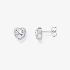 THOMAS SABO Sterling Silver Halo Stud Earrings H2305-051-14