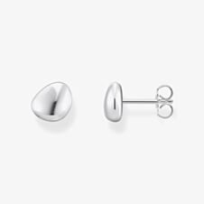 THOMAS SABO Small Sterling Silver Organic Stud Earrings H2307-001-21