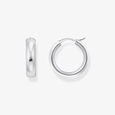 THOMAS SABO Sterling Silver 19.5mm Chunky Hoop Earrings CR746-001-21