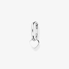 THOMAS SABO Ladies Single Hoop Heart Pendant Earring CR696-001-21