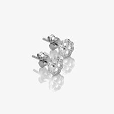 Hot Diamonds Silver Whisper Sterling Silver Good Luck Earrings SWE010