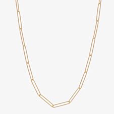 Hot Diamonds Embrace 18ct Gold Plated Twisted Paper Link Chain CH111