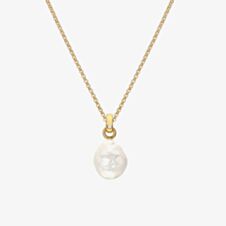 Hot Diamonds X Jac Jossa Golden Edit Calm Mother Of Pearl Pendant Necklace DP897