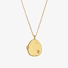Hot Diamonds X Jac Jossa Golden Edit Lunar Locket Necklace DP907