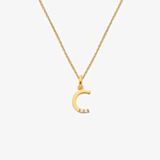 Hot Diamonds X Jac Jossa Golden Edit C Pendant Necklace DP941