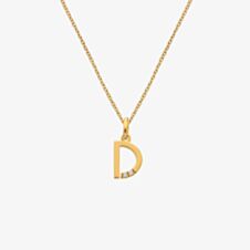 Hot Diamonds X Jac Jossa Golden Edit D Pendant Necklace DP942