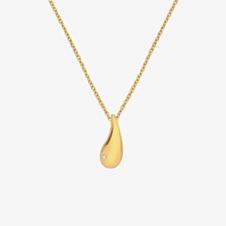 Hot Diamonds X Jac Jossa Golden Edit Tide Diamond Pendant Necklace DP998