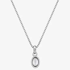 Hot Diamonds White Topaz Birthstone Necklace - April DP757