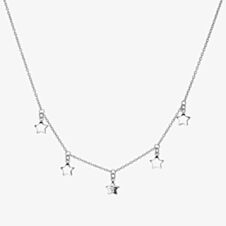 Hot Diamonds Sterling Silver Star Icon Necklace DN163