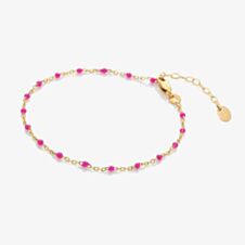 Hot Diamonds X Jac Jossa Golden Edit Pink Ocean Bracelet DL656
