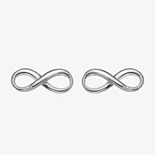 Hot Diamonds Silver Diamond Infinity Studs DE390